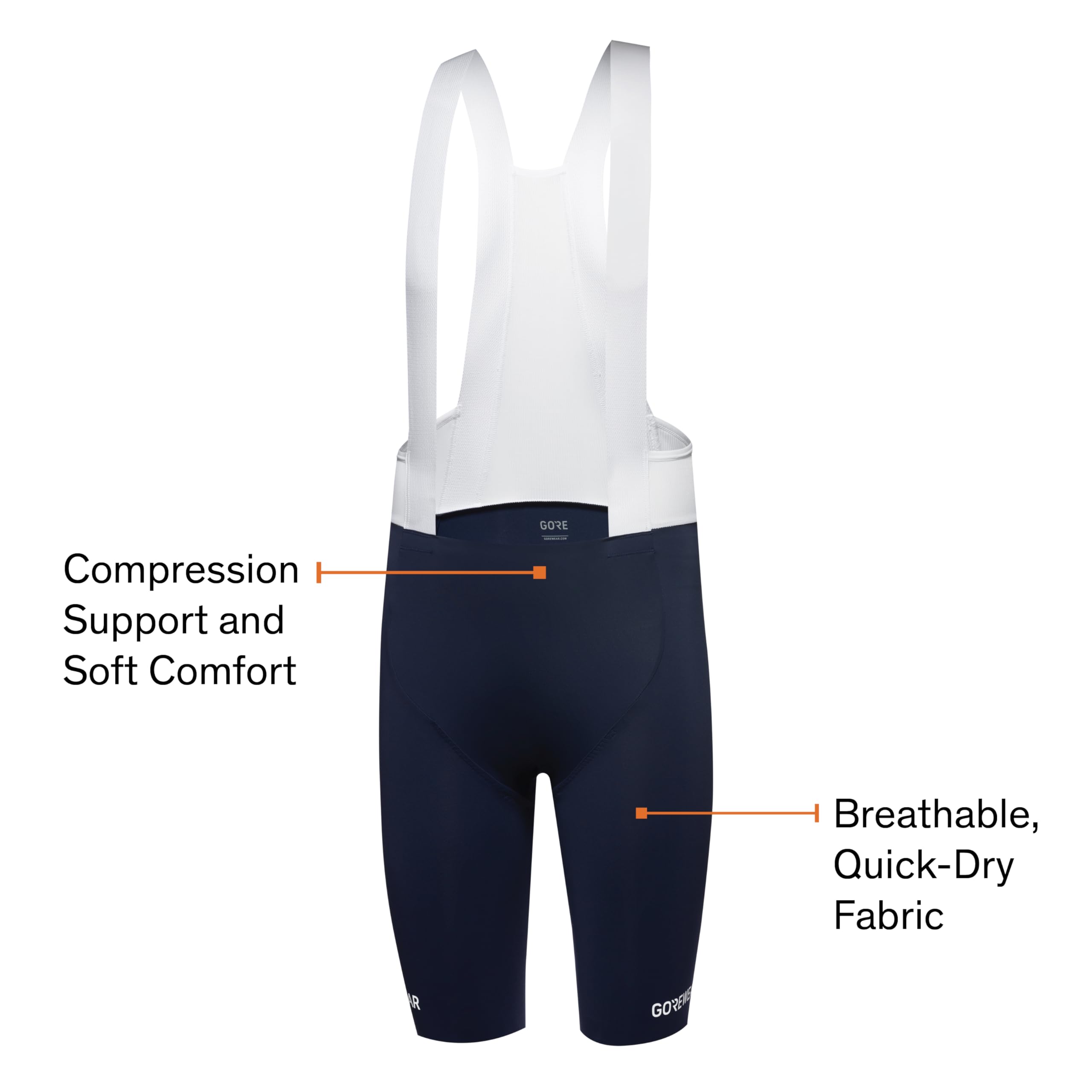Gore WEAR Herren Trainingshose Spinshift Kurze Trägerhose+ Herren