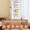 Torre organizadora de zapatos giratoria de 7 niveles, zapatero giratorio 360° con diseño Lazy Susan para 28 pares, almacenamiento vertical rotatorio para clóset, entrada, dormitorio 7