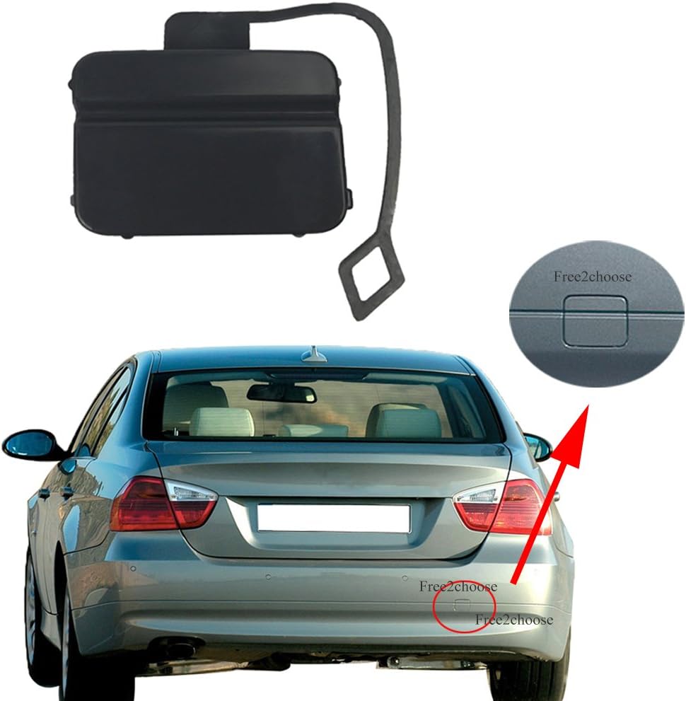 Rear Bumper Tow Hook Cover Cap For 3-Series E90 SALOON 2005 2006 2007 2008(Primer)