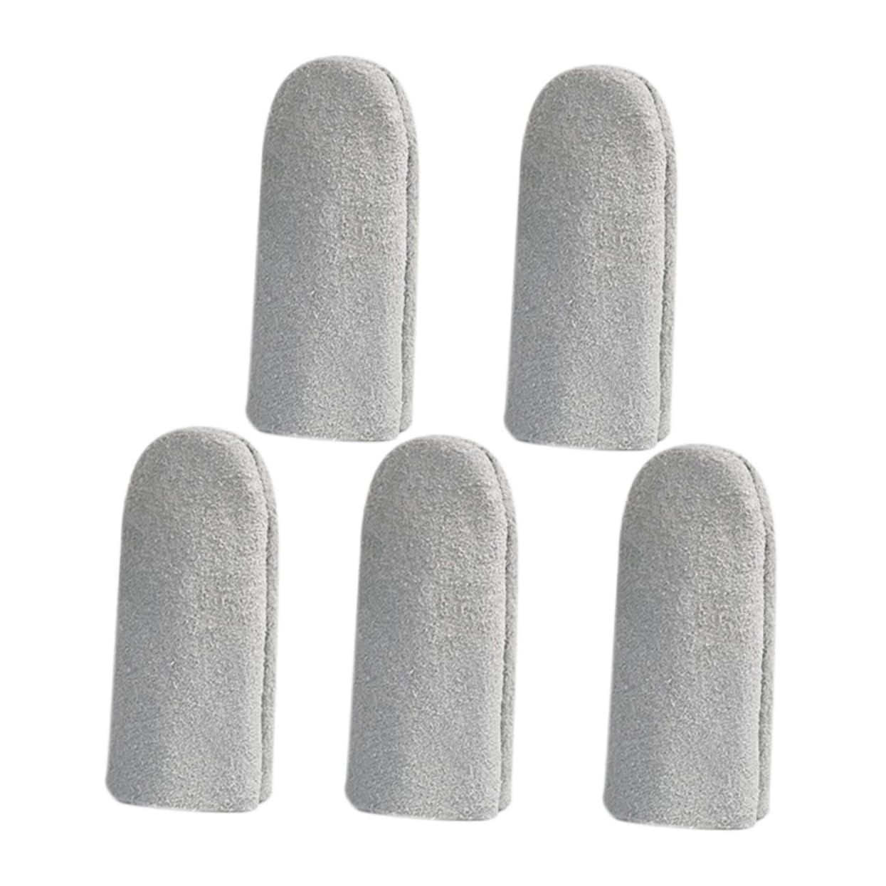 Uonlytech Sewing Tool Set 5pcs Thimble Soft Cowhide Thimbles Fingertip Guards for Embroidery Quilting