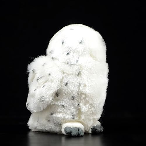 Miniatura 8 de lilizzhoumax Peluche de búho nevado, peluche de pájaro de simulación, felpa suave, juguetes para niñas, regalos Kawaii para niños, decoración del