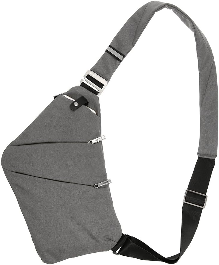 Lixada Sling Backpack Chest Bag Lightweight Outdoor Sport Travel Hiking Anti Theft Crossbody Shoulder Pack Bag Daypack