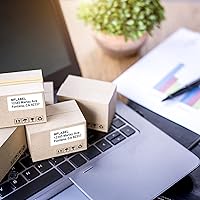 Vista 49 de MFLABEL 2x4 Shipping Labels - 25 Sheets (250 Labels) for Laser & Inkjet Printers, 10-UP FBA Address Stickers, Matte White Self-Adhesive Mailing