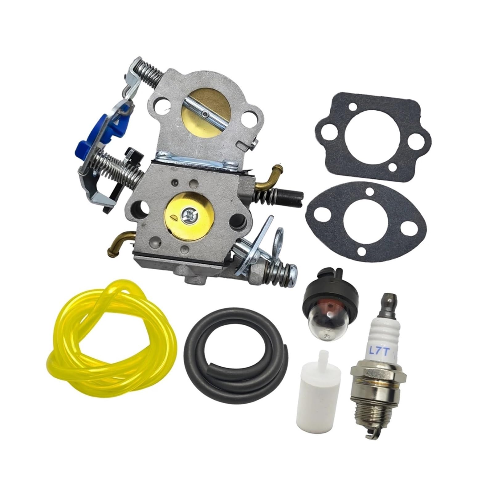 Carburateur WTA-29 pour tronçonneuse 455e 455 460 461 avec bougie et tuyau