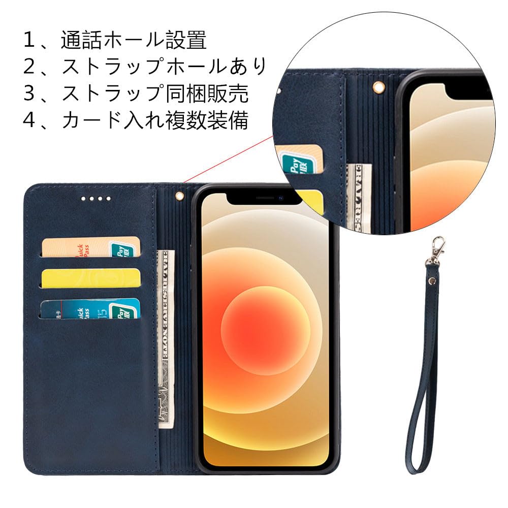 Amazon.co.jp: GOKIGIOD 適用 OPPO A3 5G ケース 手帳型 PUレザー