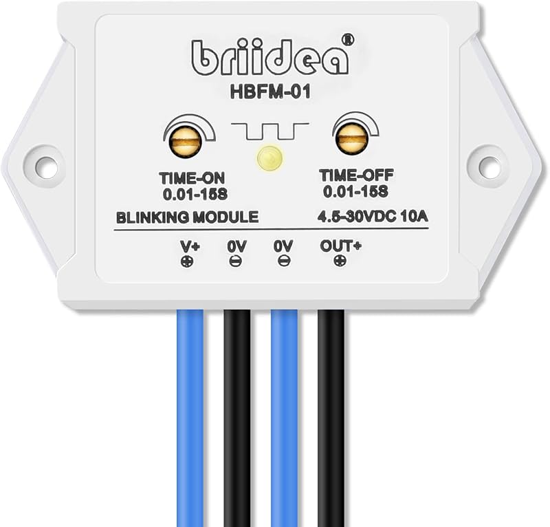Módulo Flasher Intermitente briidea HBFM-01 10 A 4,5–30 V DC à prova d’água