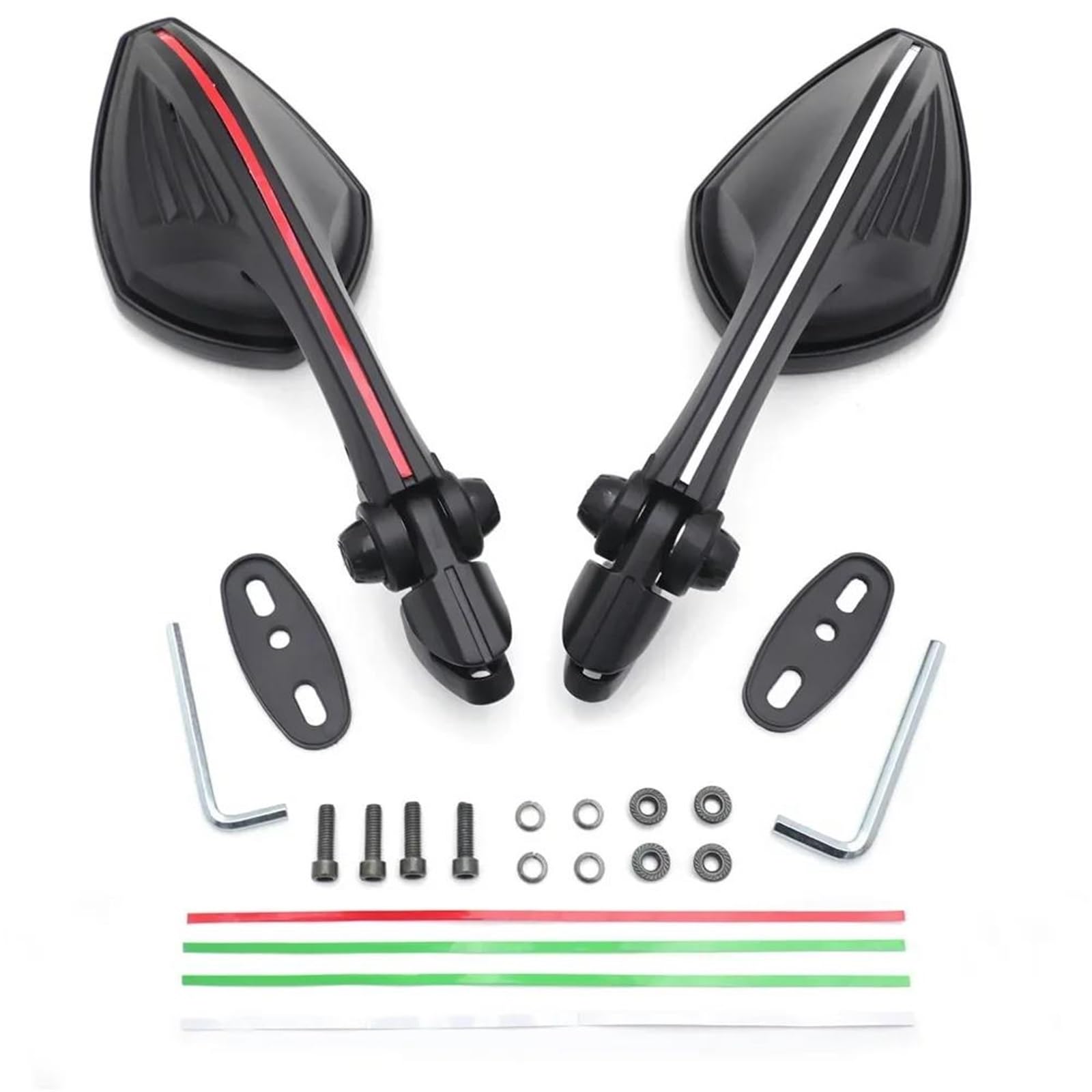 Rétroviseurs de course anti vibration pour FZ1 Fazer éliminant les angles morts