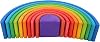 Grimms Wooden Stacker Blocks Safe Educational Toy for Toddlers Early Education for Kids