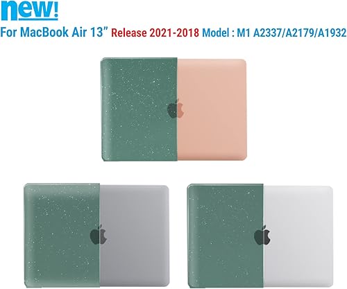 Miniatura 262 de IBENZER - Carcasa rígida para MacBook Air de 13 pulgadas versión 2020, 2019, 2018, A1932, A2179, con funda de teclado para Apple Mac Air 13 Retina