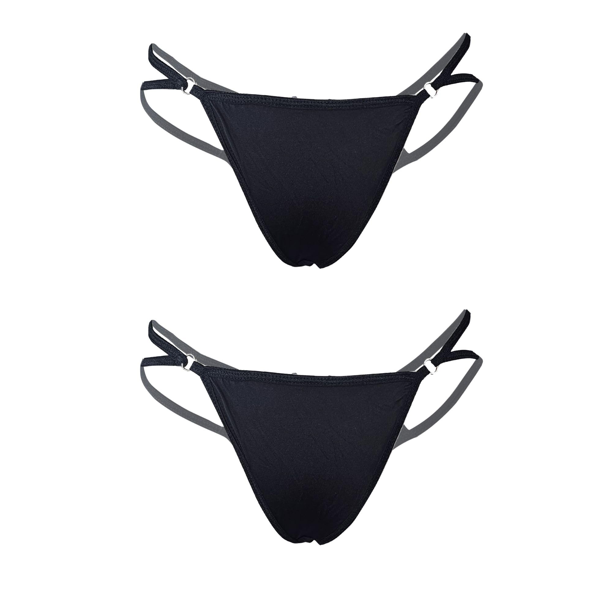 muquam Women's Microfiber Thong Panties, Multi-Pack - Pack of 2 and 3-picture-39