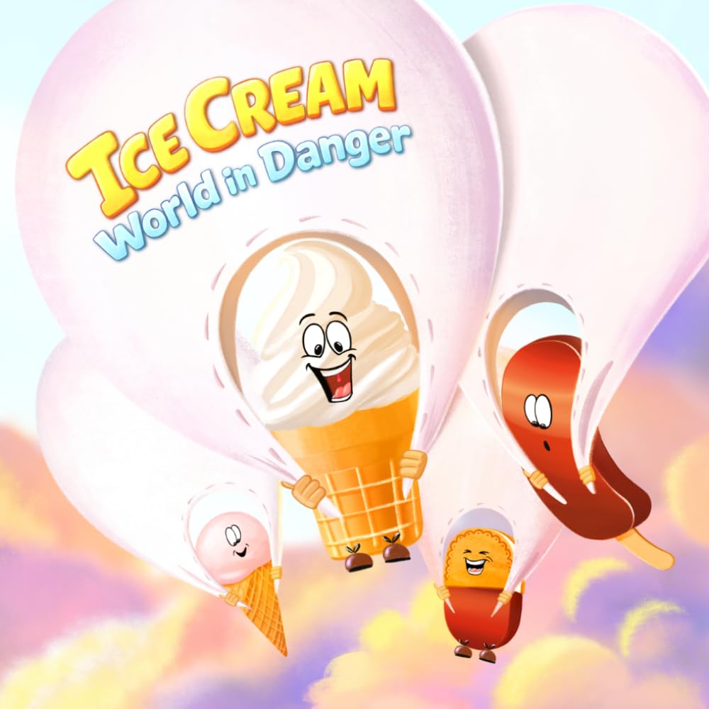 Ice cream world in danger: A story about true friendship