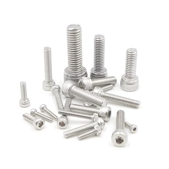 Metric M2-M8 304 SS Knurled Hex Socket Head Cap Screws Kit