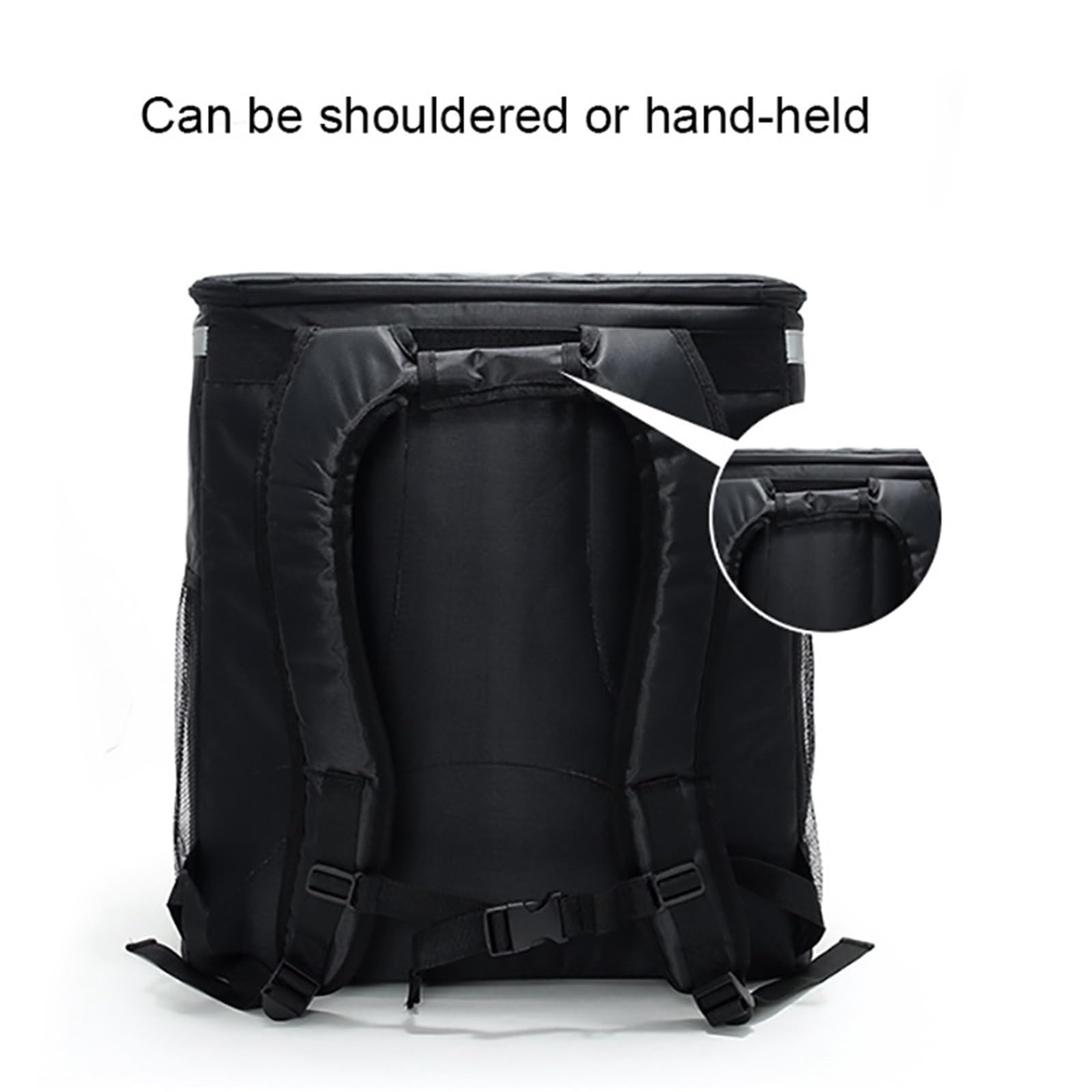 Mochila Delivery，Bolsa Para Llevar Pizzas 57L Mochila Bolsa de refrigerador Thermo Almuerzo Caja de picnic aislada Paquete de hielo fresco Coche Alimentación fresca Empresa de alimento Bolsas térmicas