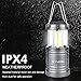 Led Lantern GYMAN Camping Lantern(2 Pack Collapsible) with 6 AA Batteries Ultra Bright with Magnetic Base Best Camping Equipment Gear Survival Kit for Emergency, Hurricane, Power Outage and Repairing