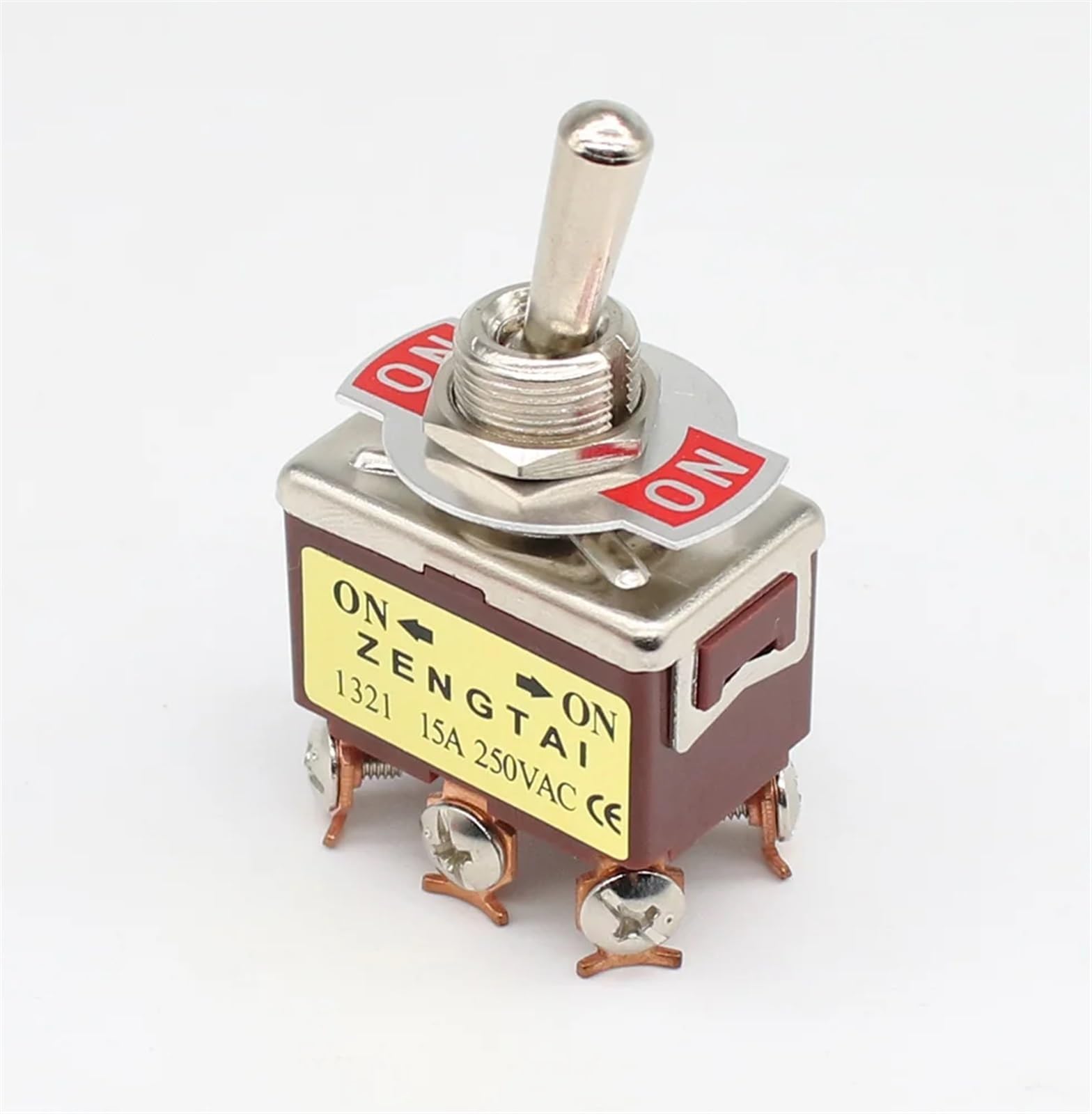 Microinterruptor 15A 250VAC 6PIN ON-ON E-TEN1321 Interruptor de palanca Interruptor basculante El interruptor de encendido(Waterproof cap)