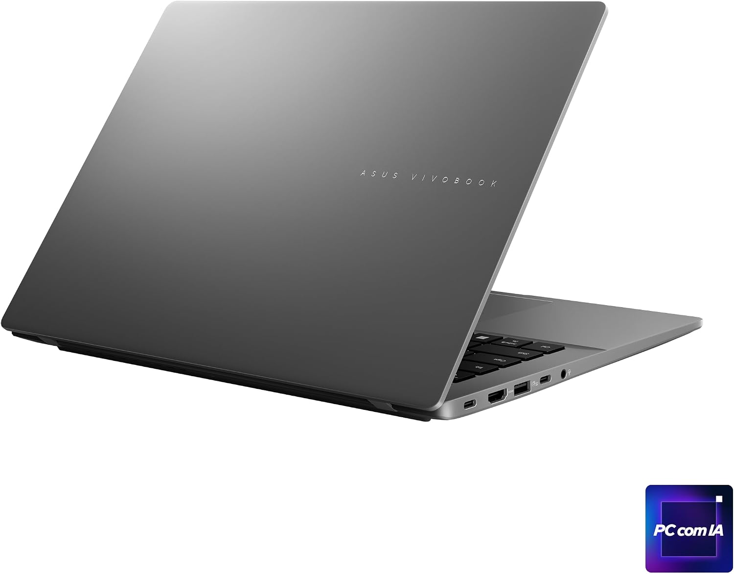 Notebook ASUS Vivobook S14, Intel Core Ultra 5, 16 GB, 512 GB SSD, W 11 Home, 14.0'' FHD, Matte Gray - S3407CA-LY113W