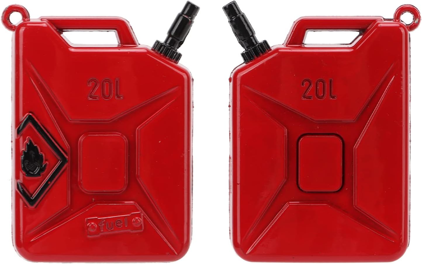 2Pcs RC Scale Fuel Mini Fuel RC Crawler Decoration Accessories Compatible with SCX10 90046 1/10 Climbing Car Model Car Accessories