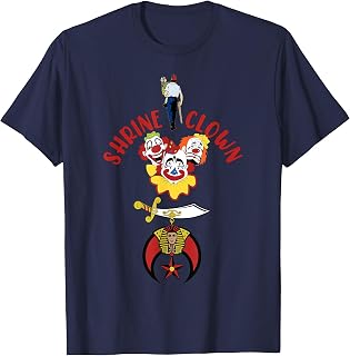 Shrine Clown Shriner with child AAONMS AEAONMS Father's Day T-Shirt