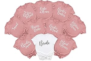 Customizable Bachelorette Party Tops for the Perfect Bridal Celebration