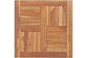 Solid Teak Wood Outdoor Replacement Table Top