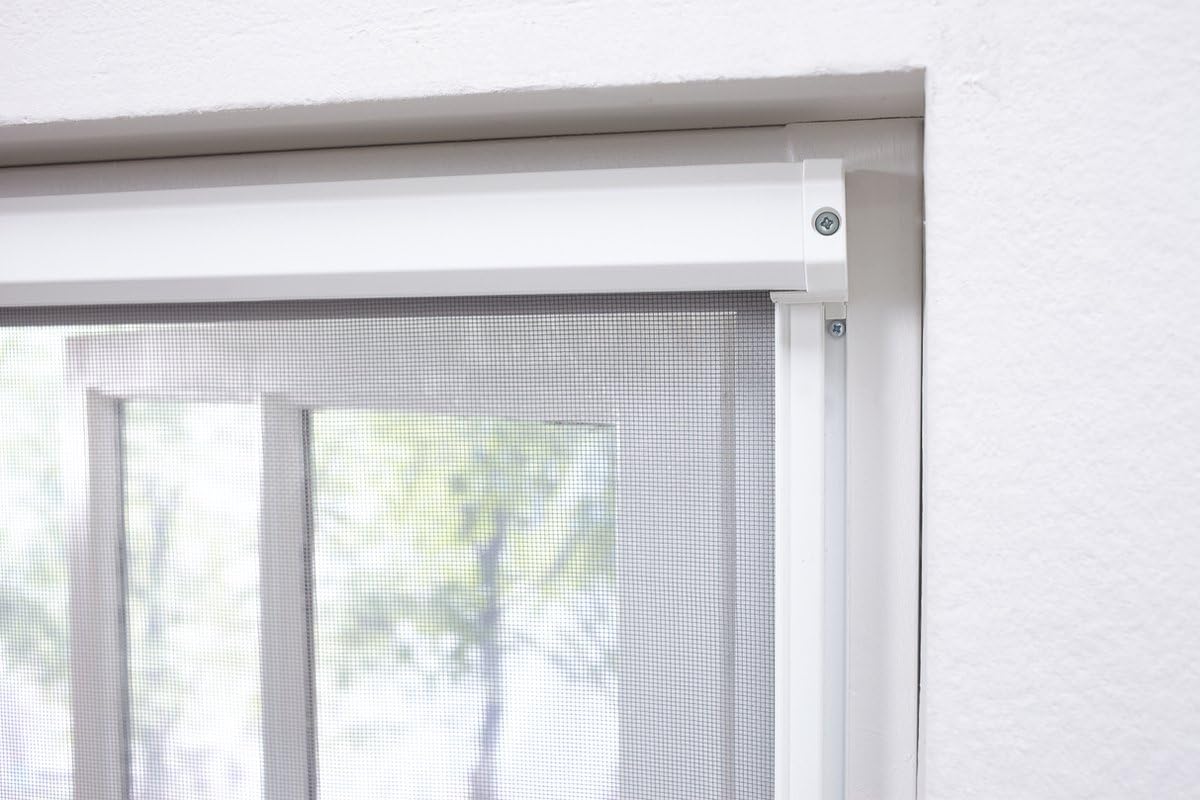 Bruynzeel rolhordeur 600 serie wit 105x215 cm - Horren kopen? | Korting tot 16