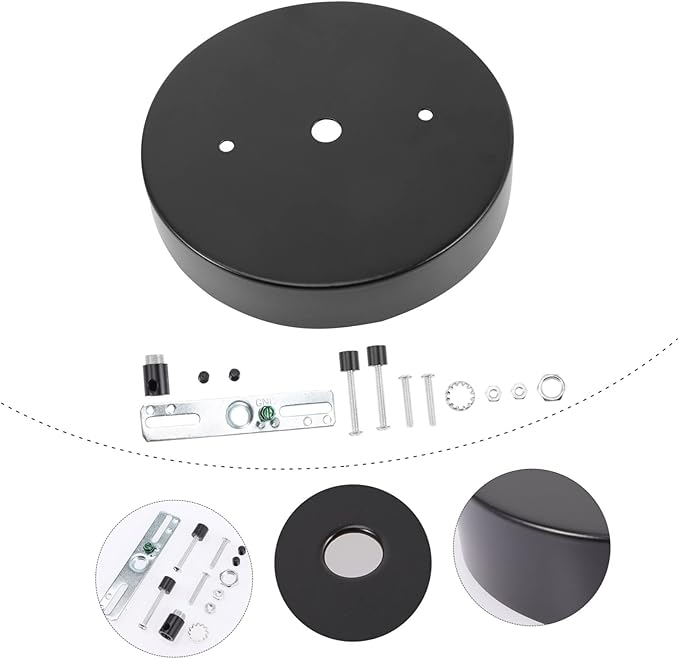 UKCOCO UKCOCO 1 Set Verlichting Accessoires Kroonluchter Luifel Kit Vintage Kroonluchter Plafond Luifel Lichten Dekking Verlichting Plafond Plaat Moderne Plafondlamp Plaat Wandlamp Takken Metaal photo 2