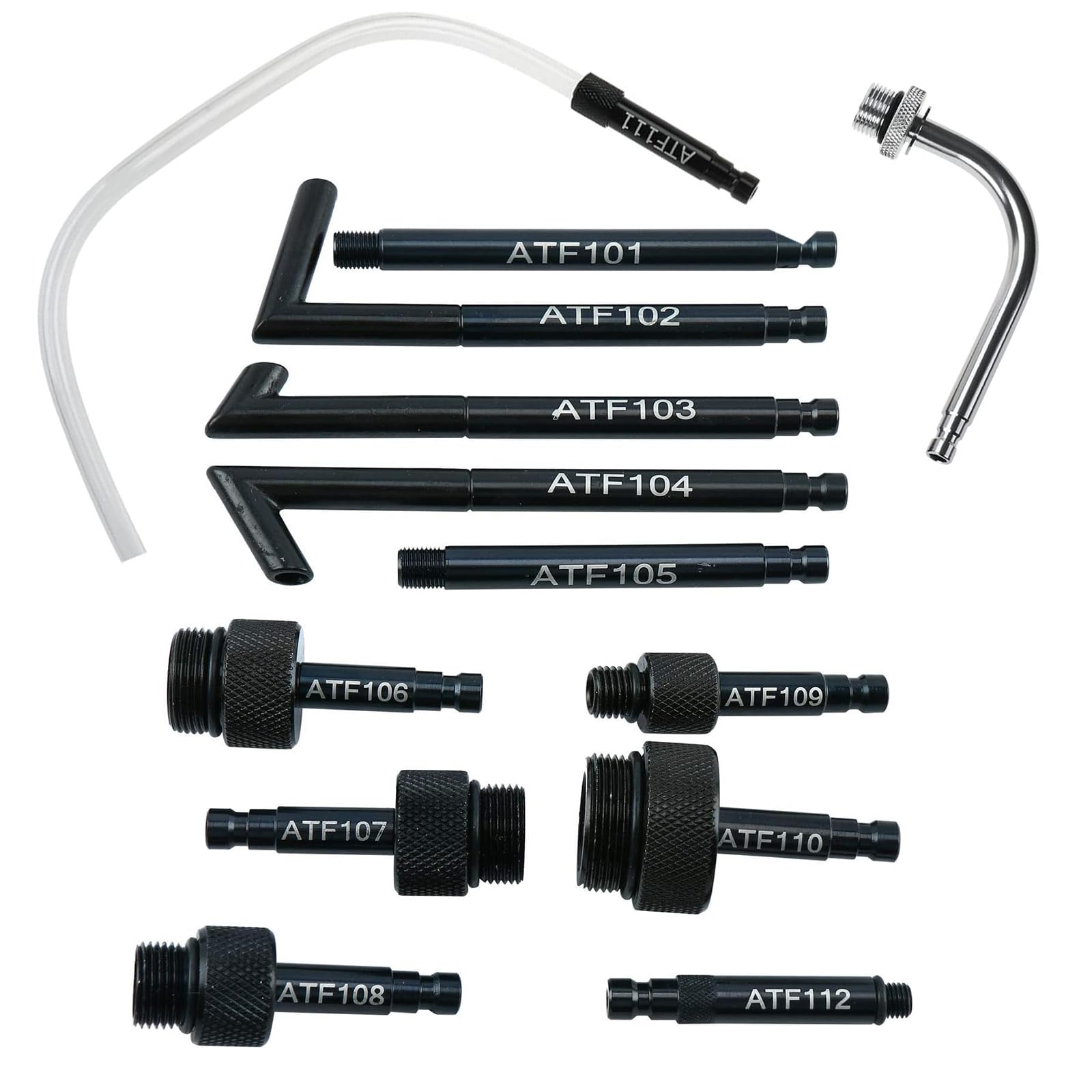 FreeTec Getriebeöl Einfüllgerät,10L Pneumatische Getriebeöl Pumpe, 2 en 1 Ölabsaugpumpe und Öl Einfüllgerät mit 13tlg ATF Adaptersatz für Auto Traktor