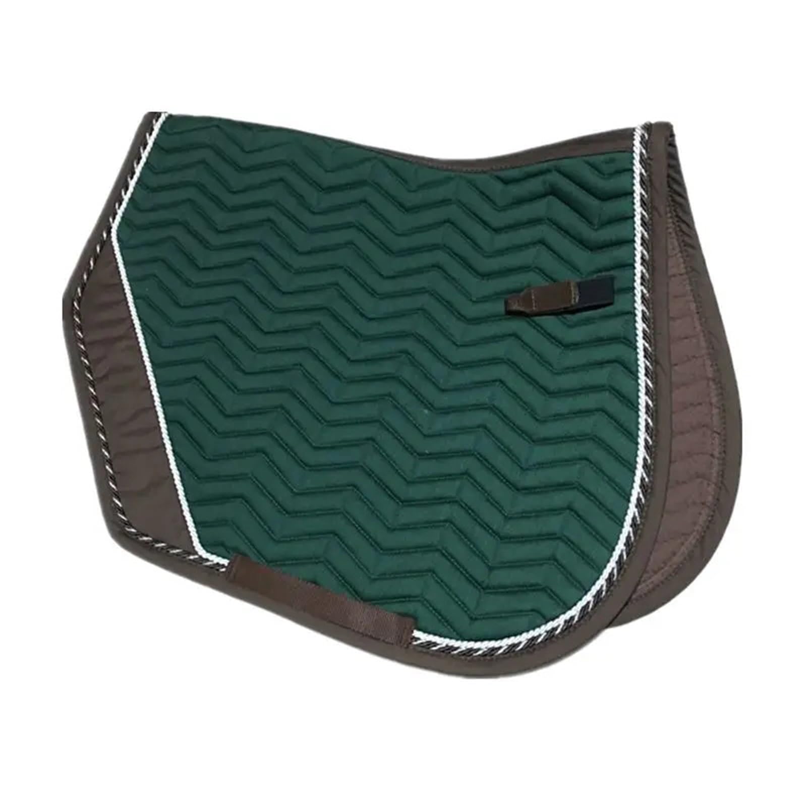 Podkładka pod siodło do jazdy konnej, Podkładka pod siodło do jazdy konnej, pełna bawełniana podszewka, poduszka do skakania, wielokolorowa(Blackish green)