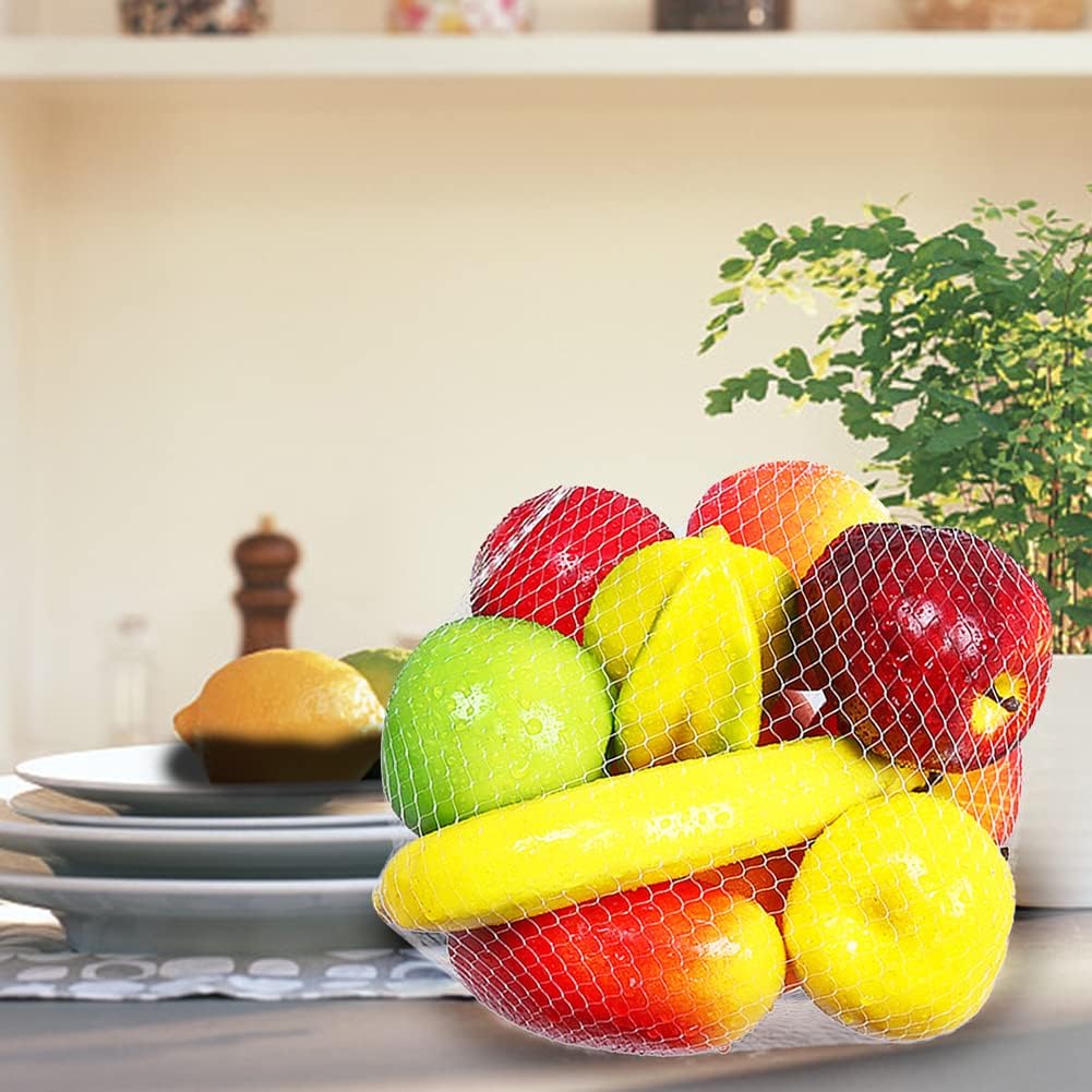 EUBUY 12 Pcs Fake Fruit Set, Simulation Fruit Artificial Fruits Model for Party Chirstmas Photoshoot Table Centrepieces Decoration Home Kitchen