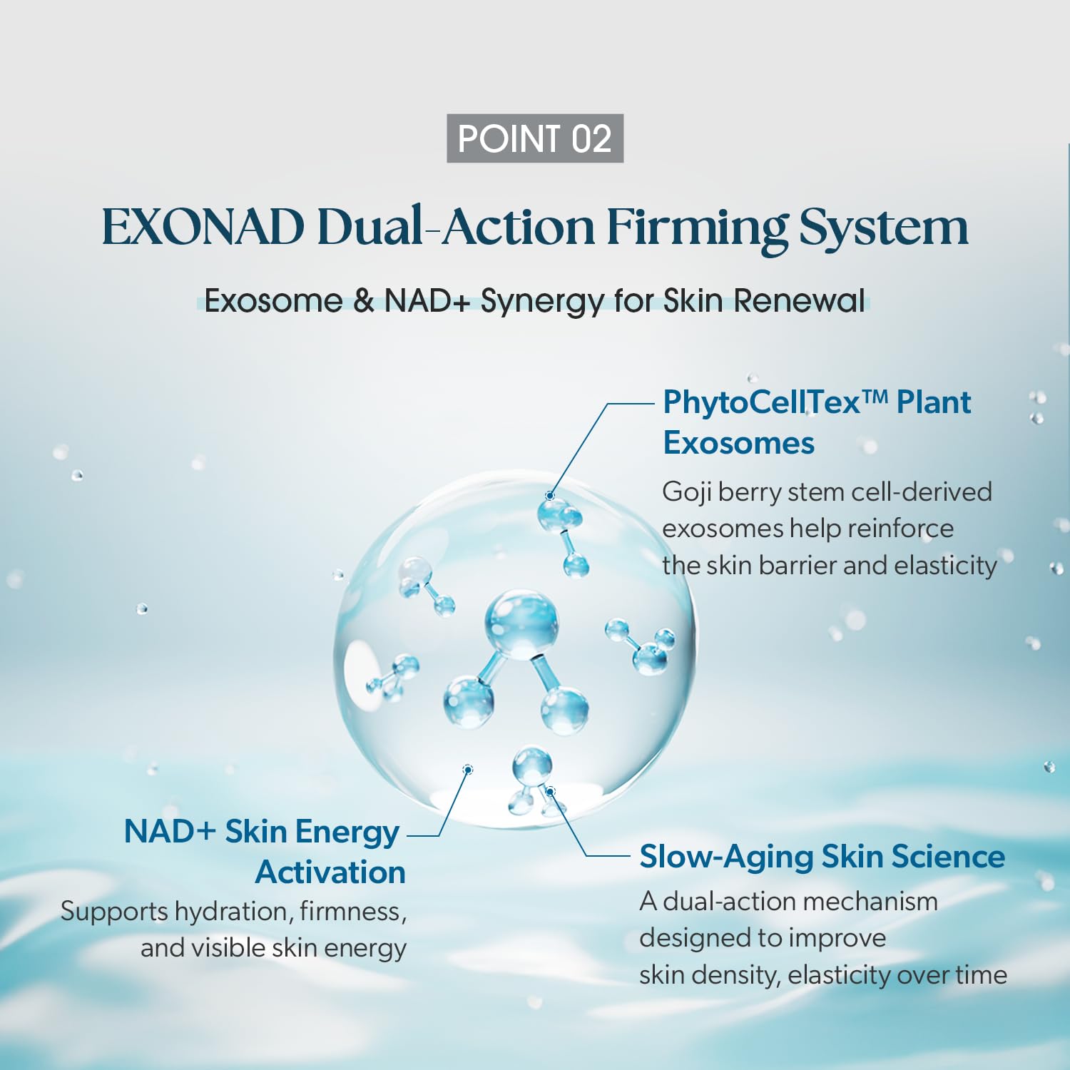 ExoNAD+ Firming Mask 27ml x 5EA, Visible Hydration & Ridiance, Skin Elasticity & Brightening, Contains Neuromide, NAD+, Plant Exosomes, Skin Barrier Repair, Dermatologist Tested - Image 4