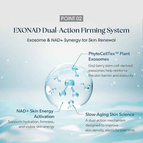 Miniatura 4 de CURECODE Mascarilla reafirmante ExoNAD+ 0.9 fl oz x 5EA, hidratación y rigidez visibles, elasticidad e iluminación de la piel, contiene neuromida,