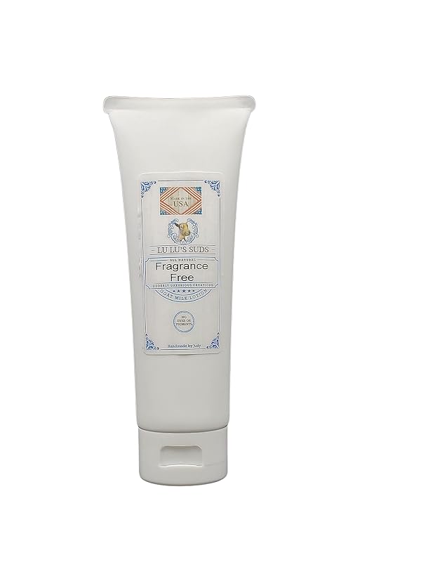 Loção corporal de leite de cabra Lu Lu's Suds sem fragrância, 113 g