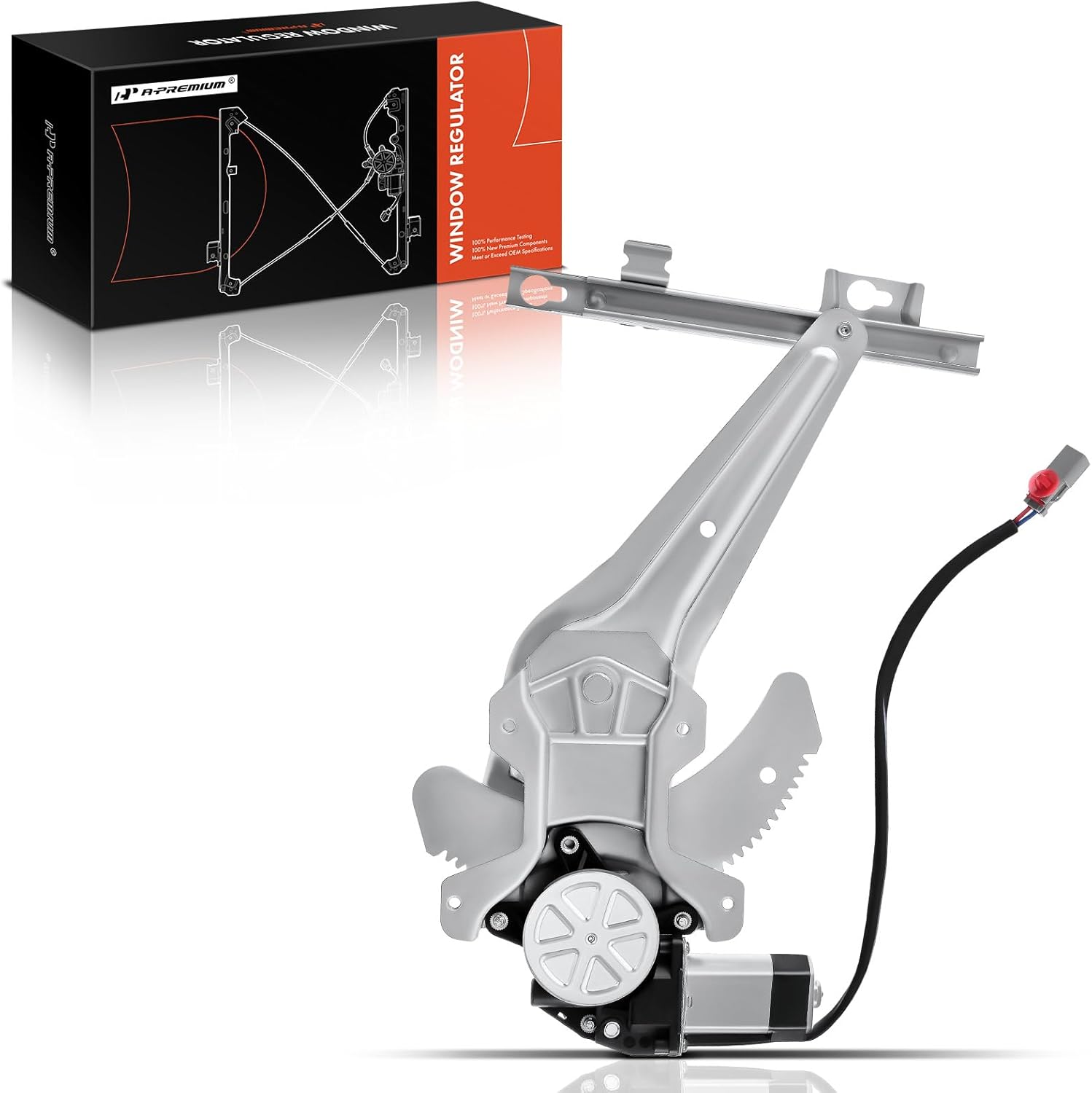 A-Premium Power Window Regulator with Motor Rear Passenger Side Compatible with Honda Civic 1996-2000 Rear Right Passenger Side