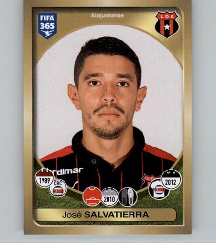 2016-17 Panini FIFA 365 Stickers CentralSouth America #48 Jose Salvatierra Alajuelense Official Soccer Album Sticker in Raw (NM or Better) Condition