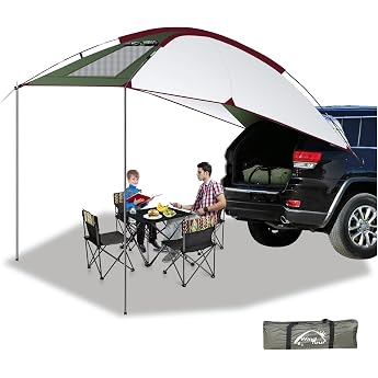 Car Awning for Van SUV Motorhome Small Vehicle Car Truck Camping Tent Side Awning Waterproof