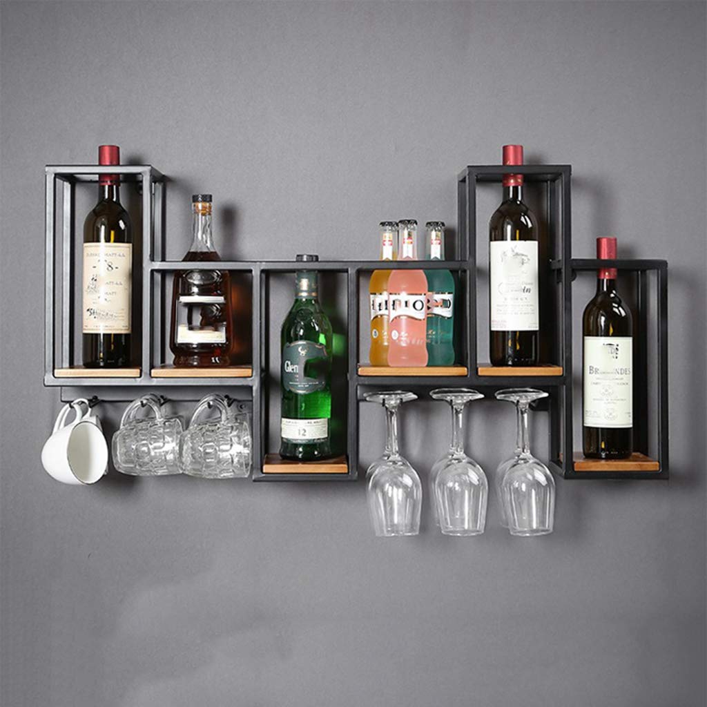 Wall Mount Hanging Wine Glasses Holder, Easy Installation