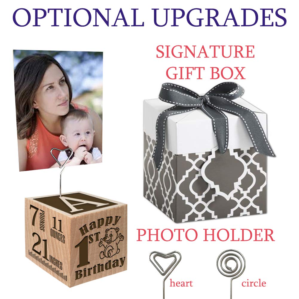 Baby's First Easter Gift 2025 - Personalized Block Easter Gift Custom Engraved Wooden Baby Block for Boy and Girl Choose Image Easter Basket Bunny Egg He is Risen My First Easter Cross