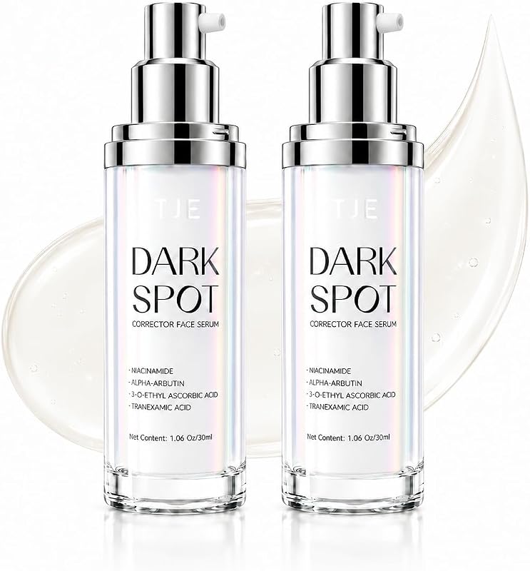 Sérum facial e corporal MVIO com niacinamida e ácido tranexâmico, pacote com 2 frascos de aproximadamente 30 mL