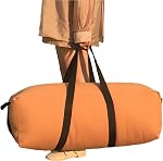 Sport Travel Bag - 55L Large Lugage Bag with Carry Handles on Both Sides - Sport Duffle Bag with 2 zips - Sturdy & Water Resistant - Black