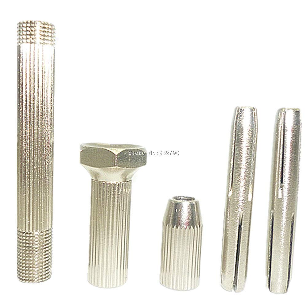 SWISSO Swivel Pin Vise Screwdriver Hand Drill Jewelry Beading Punching Watch Repair Silver 1PC 1