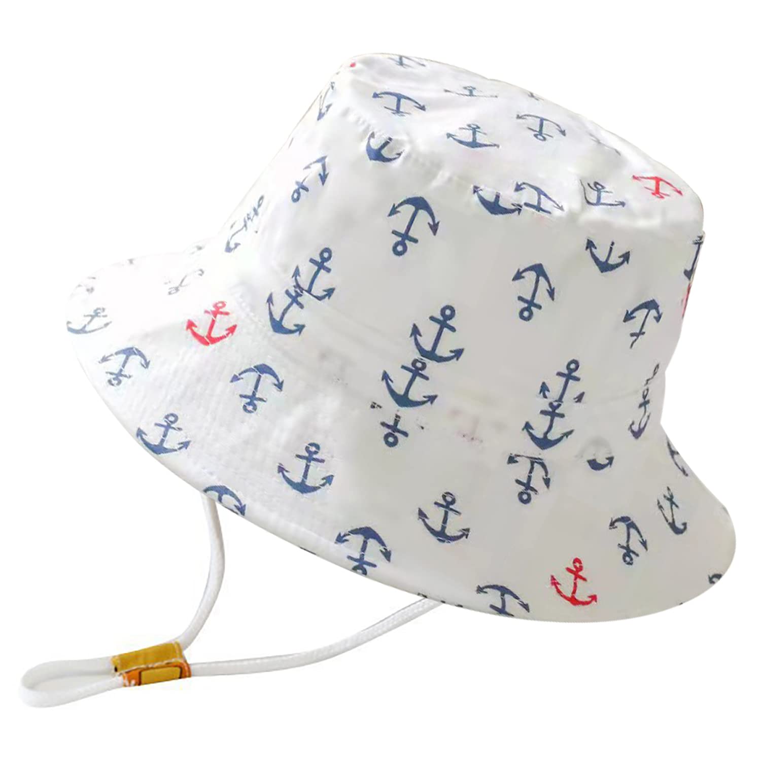 Rayson Sombrero de Pescador para Niños Gorra de Cubo Verano Chicos Niñas Ajustable Pescador Gorros de Verano Sol de Cartoon Bucket Hat