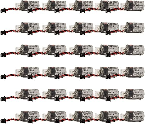 XIAOXX - Batería de litio ER3V 3.6V 1000mAh PLC compatible con JZSP-BA01 R88A-BAT02W (conector negro) disponible en Yaxa Colombia