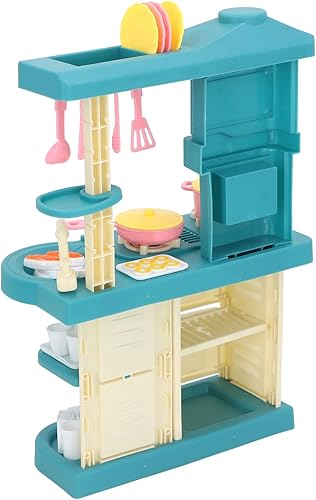 Miniatura 7 de Qiilu Juego de cocina para niños y juego de accesorios de cocina, 51 piezas de juguete interactivo con horno de juego y fregadero para niños
