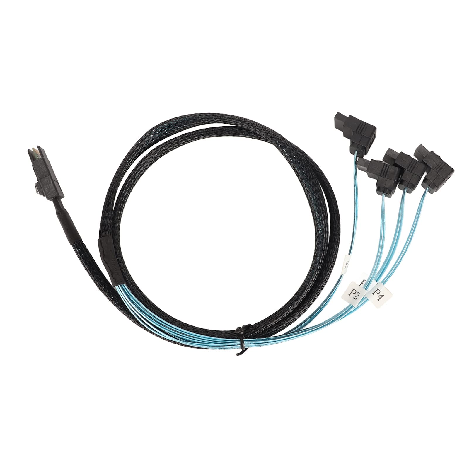 GOWENIC Mini SAS SFF to 47Pin Data Cable with Fast Transfer Speed, Tinned Copper Core, Dual Channel, for Hard Disk Computer