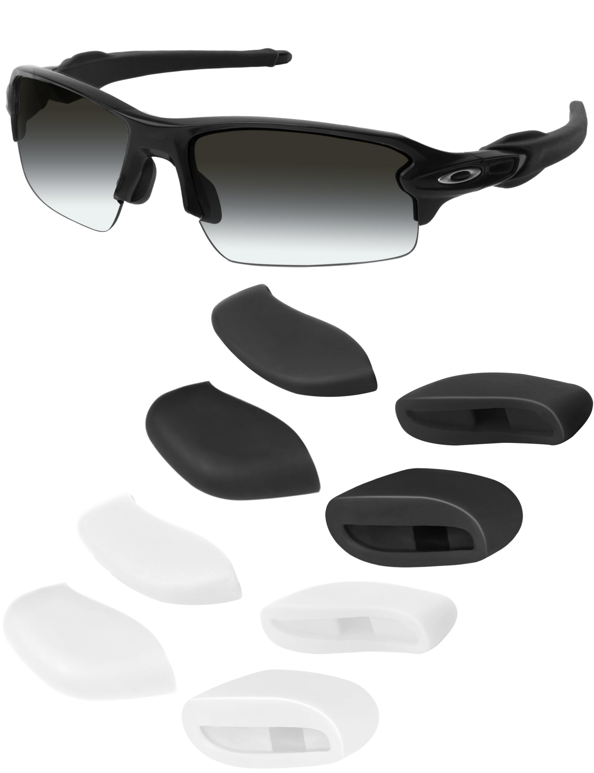 Mryok Replacement Nose Piece Nose Pads for Oakley Commit Squared(SQ)/Commit Squared(SQ) Asian Fit/Flak 2.0 Sunglass - Options