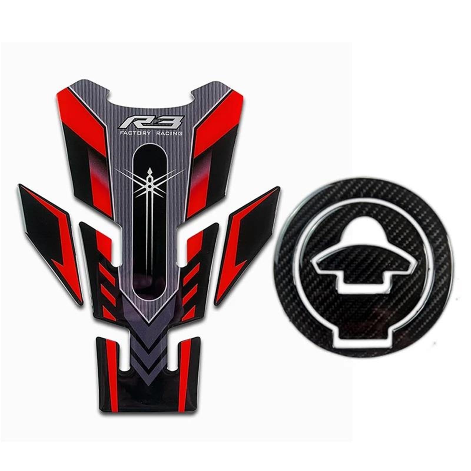 for Yamaha R3 YZF-R3 YZFR3 Motorcycle Tank Stickers Decals Protector Helmet Protector