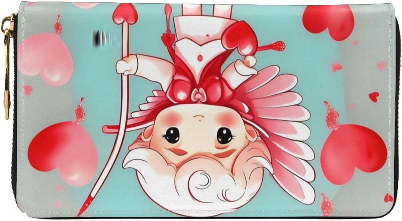 Cute Loving Boy Wallet, Zipper Wallet, Large Capacity Wallet, Long Wallet, Multi-Card Organizer Wallet, Unisex