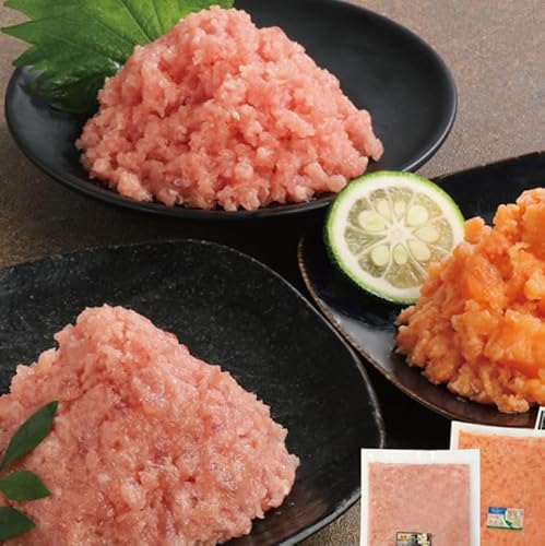 [県水の熟成まぐろ]漁師作りプレミアム、熟成サーモンたたき、熟成とろたたき食べ比べセット 計約1.5Kg ※北海道・沖縄・離島への配送不可