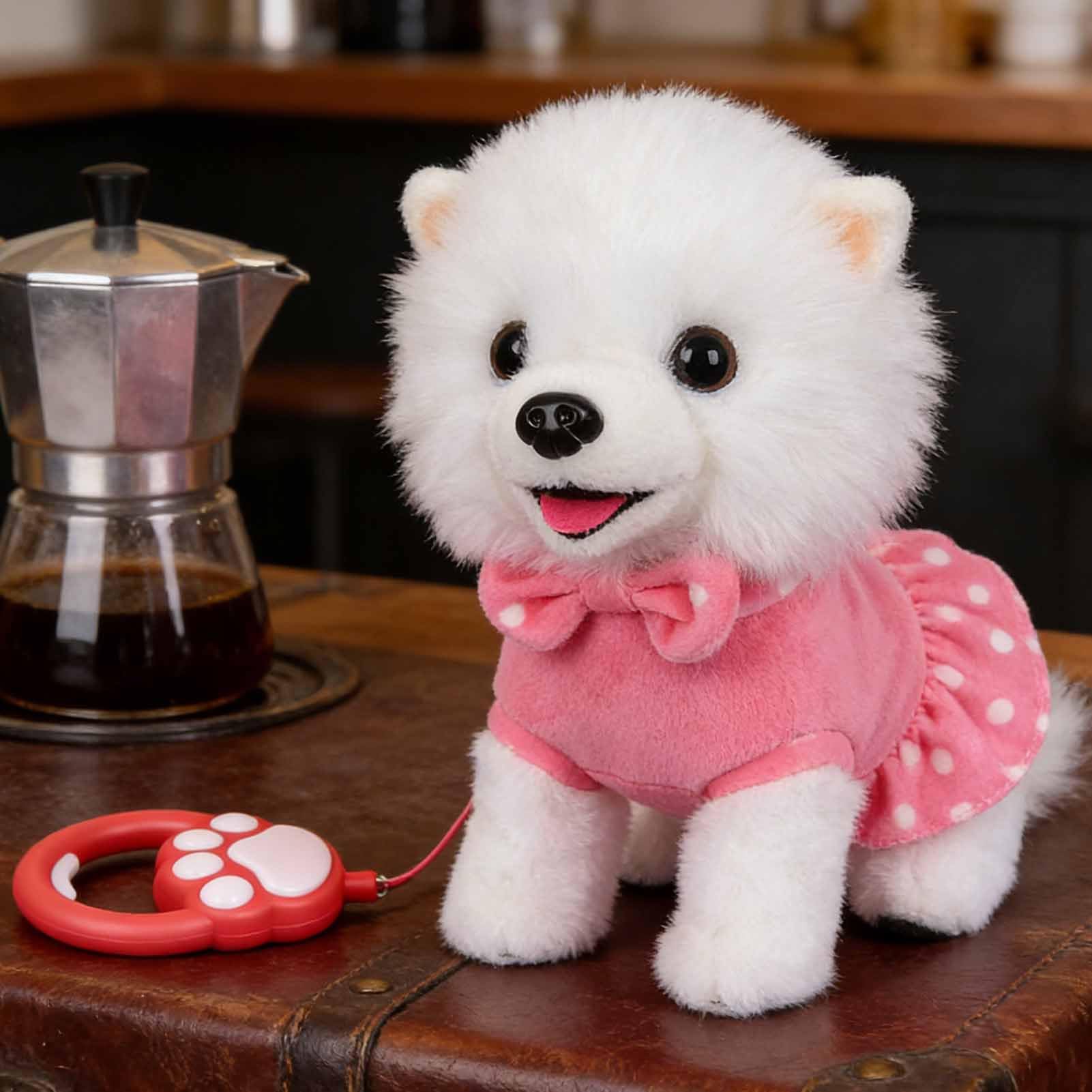 Cane Giocattolo Camminante Bambola di Peluche Elettrica Interattiva
