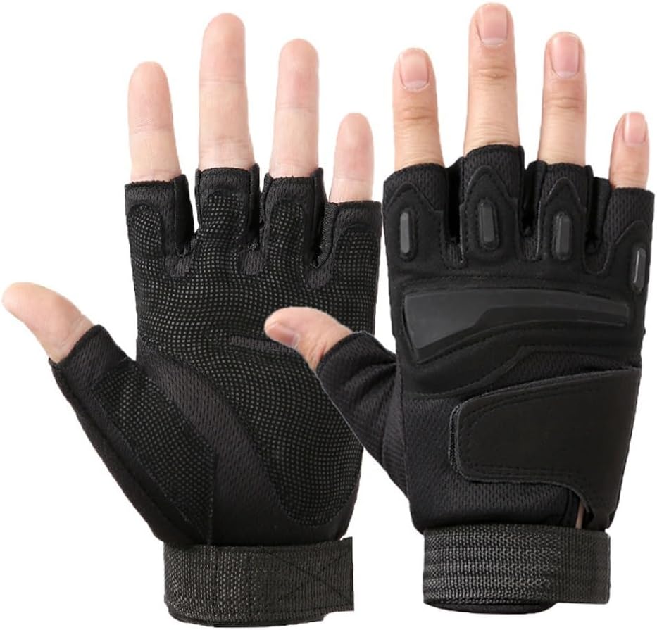 Sports Gloves Wear Resistance Outdoor Exposed Finger Fitness Cycling Half